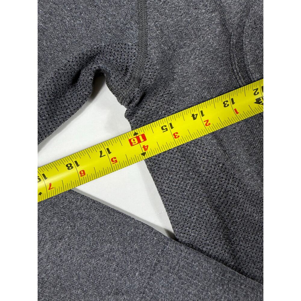 Lululemon Swiftly Tech Long Sleeve Heathered Black Seamless Running Top Size 8 - Picture 8 of 12
